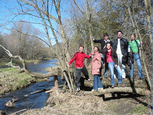 April 4, White Water State Park
Maxime, Fargol, Wilco, Heleen, Godard and me
