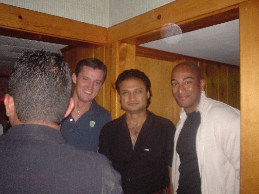 Cocktail Party, August 14, 2004
Manfredi, Salim and Shantan
