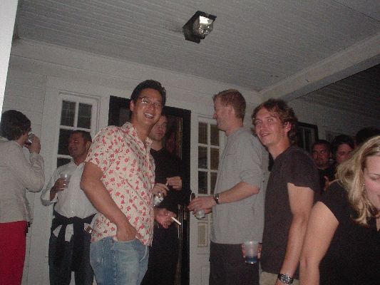 Cocktail Party, August 14, 2004
Sheng and Marc
