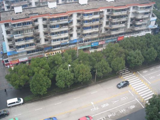 Street in Ningbo from my brothers apartment
